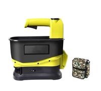 ZHJOPP Semoir sans Fil, semoir Portable motorisé, semoir pour pelouse et Jardin, Largeur de répartition réglable, adapté aux graines de Gazon.