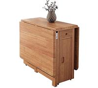 ZHJOPP Table à Manger et chaises escamotables, Table à Manger Pliante, tiroirs de Rangement Pratiques de Grande capacité, adaptés au Salon/à la Maison