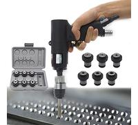 ZHJOPP Taraudeuse pneumatique, outil de taraudage pneumatique portable, peut rapidement et précisément tarauder l'acier, le fer, le cuivre, l'aluminium