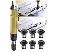 ZHJOPP Taraudeuse pneumatique pour perçage/taraudage, avec têtes autobloquantes, convient pour le cuivre, le fer, l'aluminium et l'acier inoxydable.