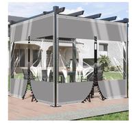 ZHJSHOU Bache Transparente Imperméable 0.8x0.8m avec Oeillets, Couverture Toiture et Serre, Bache de Protection Exterieur pour Jardins et Hiver, Fermeture Eclair