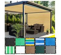 ZHJSHOU Filet d'ombrage Personnalisé, Tissu d'Ombre HDPE Résistant aux UV avec Oeillets, pour Jardin, Patio, Serre, Pergola, Usage Extérieur, Taille et Couleur sur Mesure