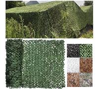 ZHJSHOU Filets D'ombrage Chasse Au Filet de Camouflage, UV Block Patio Filet Pare-Soleil Protection Solaire, pour Camping,Chasse,Décoration,Crème Solaire,Vert，2X8m/6.56x26.25ft