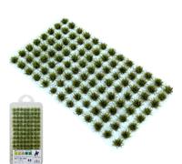 ZHjuju 120 Pièces Herbe Statique pour Modélisation - Miniature Herbe en Résine,Idéal pour Décoration DIY, Paysages Ferroviaires, Scènes Miniatures et Modèles Architecturaux - Couleur Verte
