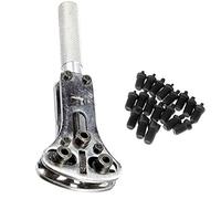 ZHjuju Ouvre Montre,Montre Arrière Couverture Clé Ouvreur Outil de Retrait de Boîtier de Montre Atterie de Rechange et Support de Mouvement avec 18 Vis D'ouverture Kit de Réparation de Montre