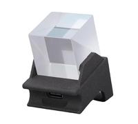 Zhjvihx Affichage de Cotation Bitcoin, Suivi de Prix Holographique 3D LED pour 2000 Crypto-Monnaies avec Horloge Météo en Temps Réel, Taux de Change des Actions, Prend en Charge L'album