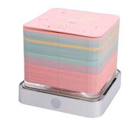 Zhjvihx Bloc-notes de Calendrier D'art 3D 2026, Bloc-notes de Carrousel de Calendrier Créatif avec Lumières LED et Boîte en Acrylique, pour Cadeau de Décoration de Bureau à Domicile
