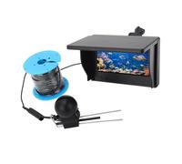 Zhjvihx Caméra de Pêche sous-Marine, Détecteur de Poisson, Glace 1080P HD 5MP 195° Ultra Grand Angle 4,3 Pouces, écran 2000 Nits, Fil de Traction 100 Kg, Batterie 5000 MAh pour Lac