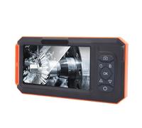 Zhjvihx Caméra Endoscopique Industrielle, écran IPS 5 Pouces 1080P HD Double Objectif 7,9 Mm IP67, Caméra D'inspection avec Semi-câble de 16,4 Pieds pour L'entretien de la Voiture,