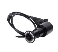 Zhjvihx Caméra Judas de Porte, Résolution HD 5MP WiFi 6 APP Surveillance Algorithme AI Détection de Véhicule Humain, avec Alarme Sonore et Lumineuse Conversation Bidirectionnelle, pour