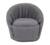 Zhjvihx Canapé de Maison de Poupée échelle 1:12, canapé Simple Miniature avec Tissu en Peluche et Construction en Bois de Bouleau, pour la Décoration de Meubles de Salon de Maison de