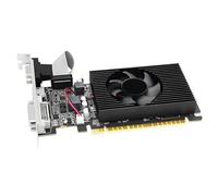 Zhjvihx Carte Graphique DDR3 4 Go, Carte Vidéo à Profil Bas 128 Bits 320 Processeurs de Flux avec Interface Multimédia HD DVI VGA, GPU D'ordinateur pour 7 8 10 PC Gaming Work