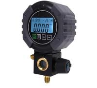 Zhjvihx Compteur Numérique à Collecteur Unique, Testeur de Pression de Réfrigération HVAC avec écran LCD TFT et Fenêtre Visuelle pour la Maintenance des Tests de Diagnostic du Liquide de