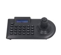 Zhjvihx Contrôleur de Caméra PTZ, Clavier D'affichage LCD Joystick 3D avec Protocoles RS232 D P pour Conférence D'église de Longue Portée 1500 M (Prise UE)