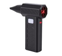 Zhjvihx Dépoussiéreur D'Air, Souffleur D'Air électrique Portable à Grande Vitesse avec Affichage Numérique LED et éclairage de Secours, pour le Nettoyage du Clavier, du PC, des Voyages (BLACK)