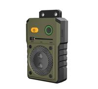 Zhjvihx Dispositif Anti-aboiement pour Chien, Contrôle des Aboiements par Ultrasons à Montage Mural avec Puce de Reconnaissance Intelligente, 3 Modes, Portée de 15,2 M, Batterie