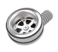 Zhjvihx Drain à Angle Droit en Acier Inoxydable, Drain D'évier Marin pour Camping-car de 2,76 Pouces avec Ouverture D'installation de 2,05 à 2,56 Pouces, pour éviers de Cuisine dans les