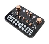 Zhjvihx Ensemble D'équipement de Table D'harmonie pour Podcast, Carte Son Multifonctionnelle pour Diffusion en Direct avec Changeur de Voix Bluetooth, pour PC, Téléphone, Streaming en