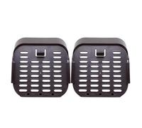 Zhjvihx Extension de Gouttière de Type A de 2 X 3 Pouces, Plastique Haute Résistance avec Cercle d'étanchéité et Conception de Couvercle Unique, pour Systèmes de Drainage Résidentiels et (2)