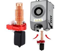 Zhjvihx Hotend Kit de Remplacement pour Imprimante 3D Adventurer 5M 5M Pro, Extrudeuse de Buse en Acier trempé Hotend avec Buses 0,25 0,4 0,6 0,8 Mm, Chauffage en Céramique 48 W, Bloc