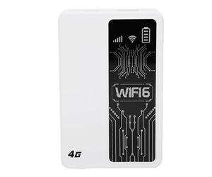 Zhjvihx Hotspot WiFi Portable 4G LTE, Routeur Mobile sans Fil avec Emplacement pour Carte SIM pour 10 Appareils, Vitesse Rapide de 300 Mbps et Cryptage WPA2 pour l'asie et l'europe