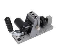 Zhjvihx Kit de Gabarit de Trou de Poche, Opération sur un Seul côté, Perçage à 15 Degrés avec Foret étagé de 3/8", Guide de Perçage en Acier trempé pour le Travail du Bois, la