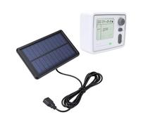 Zhjvihx Kit D'irrigation Goutte à Goutte Solaire Système D'arrosage à Système D'arrosage Automatique des Plantes Contrôleur Intelligent WiFi pour 20 Pots 2 Pompes avec