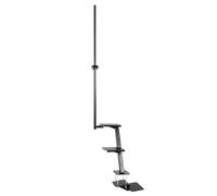 Zhjvihx Marches de Remorque de Bateau Robustes, échelle Universelle de Remorque de Bateau à 3 Marches avec Surface Antidérapante et Main Courante, pour Langue de Remorque Marine