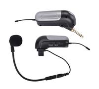 Zhjvihx Microphone pour Violon, Système de Micro pour Instrument à Clips UHF sans Fil avec Micro à 360° et Portée de 30 M, Systèmes de Microphones pour Instruments pour Violon, Alto et