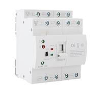 Zhjvihx Mini Commutateur de Transfert ATS, Sélecteur de Puissance Manuel Automatique 4P 80 A pour Générateur Domestique, avec Support sur Rail DIN pour Boîte de Distribution PZ30,