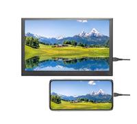 Zhjvihx Moniteur Portable, écran Tactile Capacitif de 7 Pouces 1024 X 600 avec luminosité de 400 CD/m², Rapport de Contraste de 700:1, pour pour PC Gaming, Affichage de L'état du