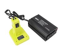 Zhjvihx Onduleur de Puissance 300 W, Convertisseur DC vers AC avec 2 Prises AC PD65W Type C et Port USB A 18 W, pour Batterie P102 P103 P104, Activités de Plein Air, Alimentation de