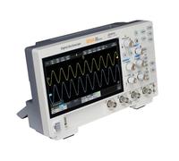 Zhjvihx Oscilloscope Numérique 70 MHz, 4 Canaux 12 Bits Haute Résolution avec échantillonnage en Temps Réel de 1,25 GSa/s et écran Multi-tactile de 7 Pouces, pour L'analyse du Bruit (Prise UE)
