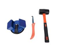 Zhjvihx Outil de Fixation D'écart de Sol, Ventouse Double Face à 45 Degrés avec Maillet Nettoyant pour Fissures et Tampons Collants pour la Réparation de Sols Composites Stratifiés en Bois