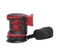 Zhjvihx Ponceuse Orbitale à Moteur sans Balais 300 W, 6 Vitesses, Ponceuse électrique 18 V avec Indicateur de Batterie, Sac à Poussière pour le Polissage de la Peinture du Bois et du