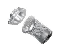 Zhjvihx Raccord D'aération de Sèche-linge Magnétique, Kit de Connecteur Rapide à Joint Hermétique à Alignement Automatique avec Tuyau de Transition pré-connecté de 14 Pouces, pour