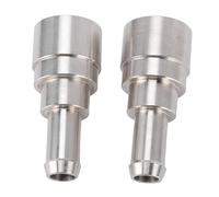 Zhjvihx Remplacement du Connecteur de Liquide de Refroidissement, Connecteur de Tuyau de Chauffage CVC Anti-fuite en Acier Inoxydable avec Joints Toriques et Colliers de Serrage Intégrés