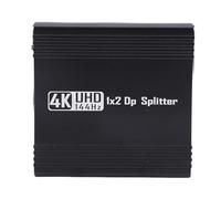 Zhjvihx Répartiteur DisplayPort 4K 144 Hz, Adaptateur Répartiteur 2 Ports Prenant en Charge la Résolution UHD 4K 144 Hz avec Mode MST étendu Miroir, pour Carte Graphique PC Portable