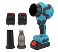 Zhjvihx Souffleur de Feuilles sans Fil, 29 800 TR/Min, 21 V, Aspirateur Souffleur électrique 2 en 1 avec 2 Piles Rechargeables et 3 Réglages de Vitesse, pour Enlever la Poussière de Neige, (Prise UE)