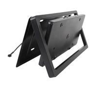 Zhjvihx Support de Plaque D'immatriculation de Voiture, Cadres de Plaque D'immatriculation de Protection à Rabat en Fer avec Contrôleur de Puissance pour la Norme Américaine, Support