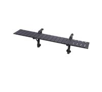 Zhjvihx Table de Bord de Piscine Hors Sol, Barre en Fer galvanisé Robuste de 49,4 X 9,6 Pouces avec Une capacité de Charge de 110 LB, pour Rails de Piscine Ronds et Ovales jusqu'à 3,7