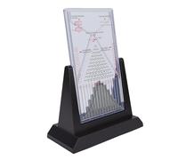 Zhjvihx Tableau Galton, Modèle de Démonstration de probabilité avec 2800 Perles en Acier et Courbe en Cloche pour l'enseignement de la Physique, L'expérience de Droit Statistique et la