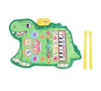 Zhjvihx Tapis Musical pour bébé, Tapis de Jeu éducatif pour Piano, Tambour, Dinosaure pour L'apprentissage Précoce des Tout-Petits, de Jeu pour Bébés avec Volume Réglable pour