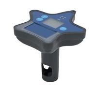 Zhjvihx Testeur D'eau de Piscine Flottant, Compteur de qualité de L'eau Intelligent sans Fil Bluetooth avec Batterie Solaire IPX8 étanche, pour Piscines, Spas, Aquariums, Laboratoires
