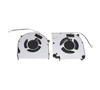 Zhjvihx Ventilateur de Refroidissement CPU GPU, Ventilateurs de Refroidissement de Remplacement pour Ordinateur Portable G5 KC KD RTX3060 I5 10500H 11400H 7 SA, avec Dissipation Rapide