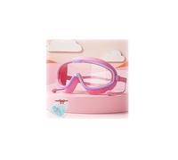 ZHKVAG Continuoeny Goggles, HD Children's Large Frame Waterproof and Anti-Fog Swimming Goggles, Continuoeny Swim Goggles, Swimming Goggles with Nose Cover, Kids Goggles for Swimming 4-7 (01#)