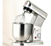 ZhlCrioxenic Batteur MéLangeur PlanéTaire, éQuipement De Cuisson 3 Vitesses, Robot Cuisine Professionnel, IdéAl pour PâTisserie, MéLanges Et PréParations Culinaires Silver-7L