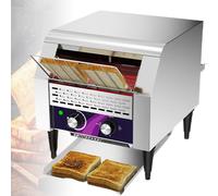 ZhlCrioxenic Grille-Pain à Convoyeur Professionnel, Grille-Pain Industriel de Comptoir Rotatif,avec Double RéSistance Chauffante,for Pain Bagel Cuit Au Four Middle