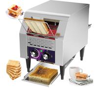 ZhlCrioxenic Grille-Pain Commercial pour Restaurants Et Buffets, Grille-Pain de Restaurant à Convoyeur en, avec 7 RéGlages de Vitesse Et Bac à Miettes, pour Griller du Pain Small