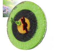 ZhlCrioxenic Jeu de Lancer de Cible avec Lancer de Hache et FléChettes, Axe Throwing Game, Contient 2 Haches,2 Planches de FléChettes, IdéAl pour L'ExtéRieur Greenround-B